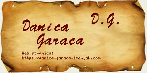 Danica Garača vizit kartica